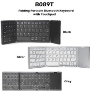 Grosirunik99 B089T - Universal Folding Portable Bluetooth Keyboard with Touchpad