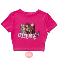 Baby tee Bratz y2k style crop top tee