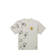 CONVERSE MEN'S PEANUTS SHAPES TEE - EGRET
