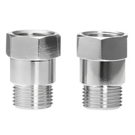 gucanou 2Pcs O2 Sensor Spacer Threaded Universal M18 X 1.5 Car Engine Light Oxygen Sensor Extender A