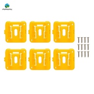 6Pack Battery Mount Holder for  20V 60V Battery Dock Holder Fit Battery Display for Warehouse Factor