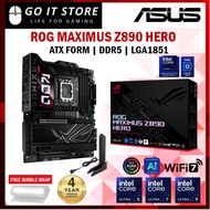 ASUS ROG MAXIMUS Z890 HERO DDR5 LGA 1851 Gaming Motherboard + Intel Core Ultra 5 245K / Ultra 7 265K