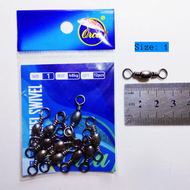 Kili-Kili Barrel Rolling Swivel / Swipel Kilikili Swivels Jigging Untuk Perlengkapan Rakitan Atau Sa