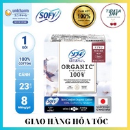 SOFY ORGANIC Sanitary Napkin 23CM - PACK OF 8 PIECES