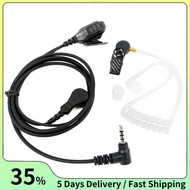 Walkie Talkie earpiece microphone for   PTT headset ft-60r vx- vx-2r vx3r vx5r vx2r vx150 vx-150 vx-