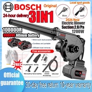Ready BOSCH 3 in 1 Portable Cordless Air Blower Rechargeable Electric Blower & Vacuum Leaf Wind Blow