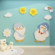 Room Red Princess Female Decoration Acrylic Children 3d Male Toy Stickers Aberdeen Decoration Net Ar