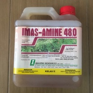 4L IMAS-Amine 48 Herbicide 48% Class 2 Weeds Control Racun Rumput