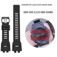 GBD200 Watch Strap Resin Replacement Band for Casio GBD 200 1 2 9 200RD GBD200RD Accessories