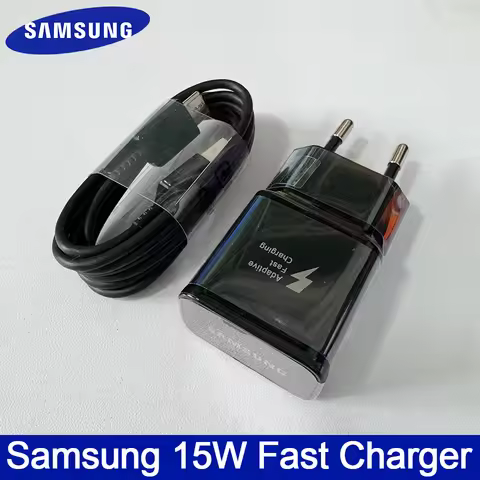 Samsung 15W Travel Adapter 9V 1.67A Fast Charger USB Type C Cable For Galaxy S10 S9 S8 Plus Note 8 9