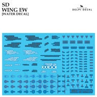[DELPI DECAL] 101 SD WING EW GUNDAM WATER SLIDE DECAL