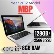 MBP 2012/12 Core i5, i7 Notebook 128gb & 256gbLaptop Graphic Design Laptop Students Laptop