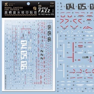 MG FAZZ GUNDAM VER.KA WATER DECAL ARTISAN'S CLUB DECAL