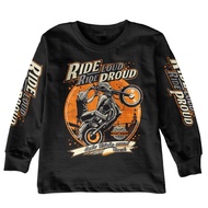 Boys' Motorcycle T-Shirt (Ride Proud)