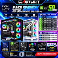 Intel Ultra 9 285K / U9 285 NVIDIA RTX5090 RTX5080 5070 Ti SUPER High End Premium Gaming Desktop PC