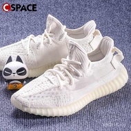 Preferential Yeezy Boost 350 v2 Pure White Ice Cream Men Women Shoes Couple Shoes Sports Shoes Casua