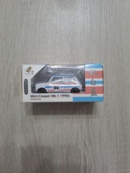 (Sold) TINY微影Mini Cooper Mk 1 1990s 紅白藍合金汽車模型