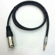DT109 } 1mtr Canare Audio Cable Plus 3.5mm Jack Stereo Male To XLR Male