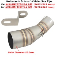 For KAWASAKI VERSYS-X VERSYS X 250 300 2017 - 2022 2023 Motorcycle Exhaust Escape System Modified Mu
