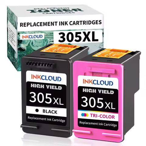 INKCLOUD 305XL Compatible Ink Cartridges for HP 2700 2720e 2720 2710 4120 4120e 4130 Envy 6000 6010 