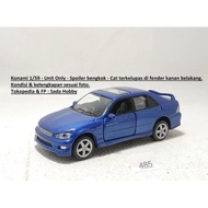 DIECAST KONAMI J OWNER'S COLLECTION TOYOTA ALTEZZA BLUE UNIT ONLY CADATOYS