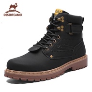 Desert Camel【Free Shipping】 Size:38-46 New Eager Arrivals Men Boots High Quality Male Genuine Leathe