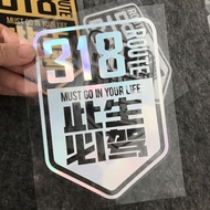 个创意此生必驾国道G318自驾游川藏新疆线穿越进藏车贴摩托车贴A creative must drive on National Highway G318 in this lifetime202508