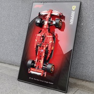 [Sg Seller]Wall Display Suitable for 42207 F1 Formula Car 42206 Red Wall Hanging Photo Frame Back Pa