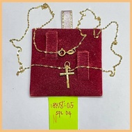 【Available】COD Real Legit And Pawnable 18K Saudi Gold Necklace with Pendant