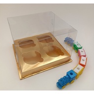 Cake Box 17x17x12 cm Cupcake/ (4)