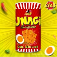 UNAGI FISH COD SALTED EGG CRISPY SNACK BY CIK B Crunchy Savoury