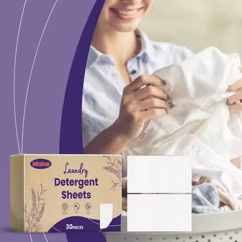 Laundry Tablets Powerful Decontamination Laundry Detergent Sheet for Washing Machine Cleaning Cloth 