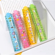 JR - 30CM PLASTIC FOLDING RULER WITH CUTE CHARACTER MOTIF FOLDING PLASTIC RULER/ FOLDING RULER/ RULE