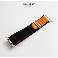 Minibest Nylon Loop Strap for Apple Watch Ultra / Ultra 2 49mm 46mm 45mm 41mm 44mm 40mm 42mm 38mm Se