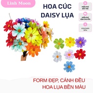 DAISY Chrysanthemum Head, DAISY Silk Flower DAISY Chrysanthemum Silk Flower Decorative Fairy Petal F