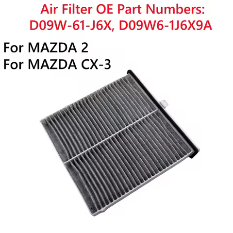 D09W61J6X D09W-61-J6X Air Filter For MAZDA 2 1.3 1.5 For MAZDA CX-3 1.5 1.8 2.0 Car Cabin Air Filter