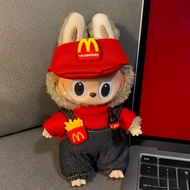 Labubu Doll Clothes McDonald's Collaboration Labubu Gift Set for Workers Fries and Coke