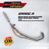 Satria 2-stroke Stainless Steel Exhaust Type BM Power Racing