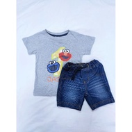 BOY SET 2PCS TOP+SHORT JEANS