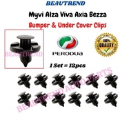 Perodua Myvi Viva Alza Axia Bezza Toyota Bumper Clips Clip Under Cover Klip Myvi Lagi Best Icon SE 1.3 1.5 Extreme