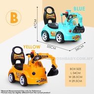 Mainan Kapal Korek excavator push car kids ride on excavator digger contruction truck toys KIDS EXCA