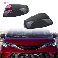Car Side Rearview Mirror Cover Trim Sticker Frame for Toyota Sienna 2021 2022 Rav4 2019+