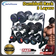 3 Layers Dumbbell Rack Sport equipment Storage Dumbbell Stand Dumbbell Storage Rack Kettlebell Stand