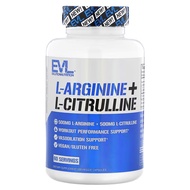 EVLution Nutrition L-Arginine + L-Citrulline 120 Veggie Capsules