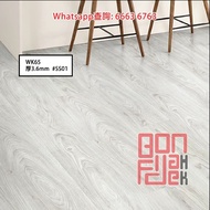 石塑 SPC 木紋 卡扣式環保地板 厚3.6mm 加厚防火防水耐磨靜音 無懼寵物百厭星 直接翻新地磚舊木地板磁磚瓦仔紙皮石泥水地台都可 DIY或拉師傅鋪都得 100平方呎起 附送珍珠棉防潮隔音地墊 [