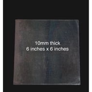 MS PLATE MILD STEEL BASE PLATE METAL 10mm thick x 6 inches x 6 inches