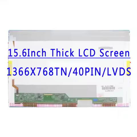 15.6 Inch 1366X768 TN HD 40PINS LVDS 60HZ LCD Screen For Asus P53 X5D X52 X53 X53U X54 X55 X552E X55