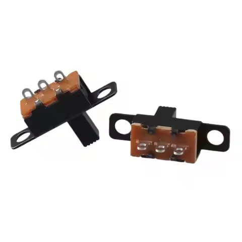 8 Pcs New 3 Pin 2 Position Micro Mini Toggle Switch SS12F15VG6 Panel Mount Vertical Slide Switch DC 