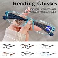 + 175 + 225 + 275 + 325ตารางแว่นตาอ่านหนังสือชายป้องกันสีฟ้าแว่นเลนส์อ่อนแว่นสายตายาวไล่ระดับแฟชั่นที่มีเกรด