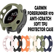 Garmin Forerunner 970 Casing Hollow Out Shell Watch anti fall armor protective cover Liquid Silicone